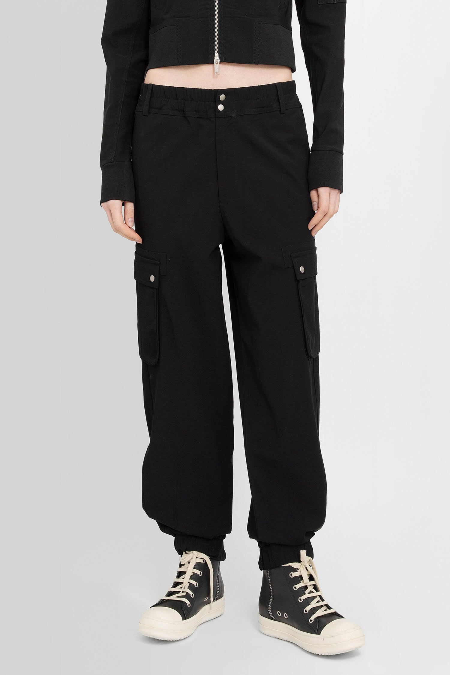 THOM KROM WOMAN BLACK TROUSERS