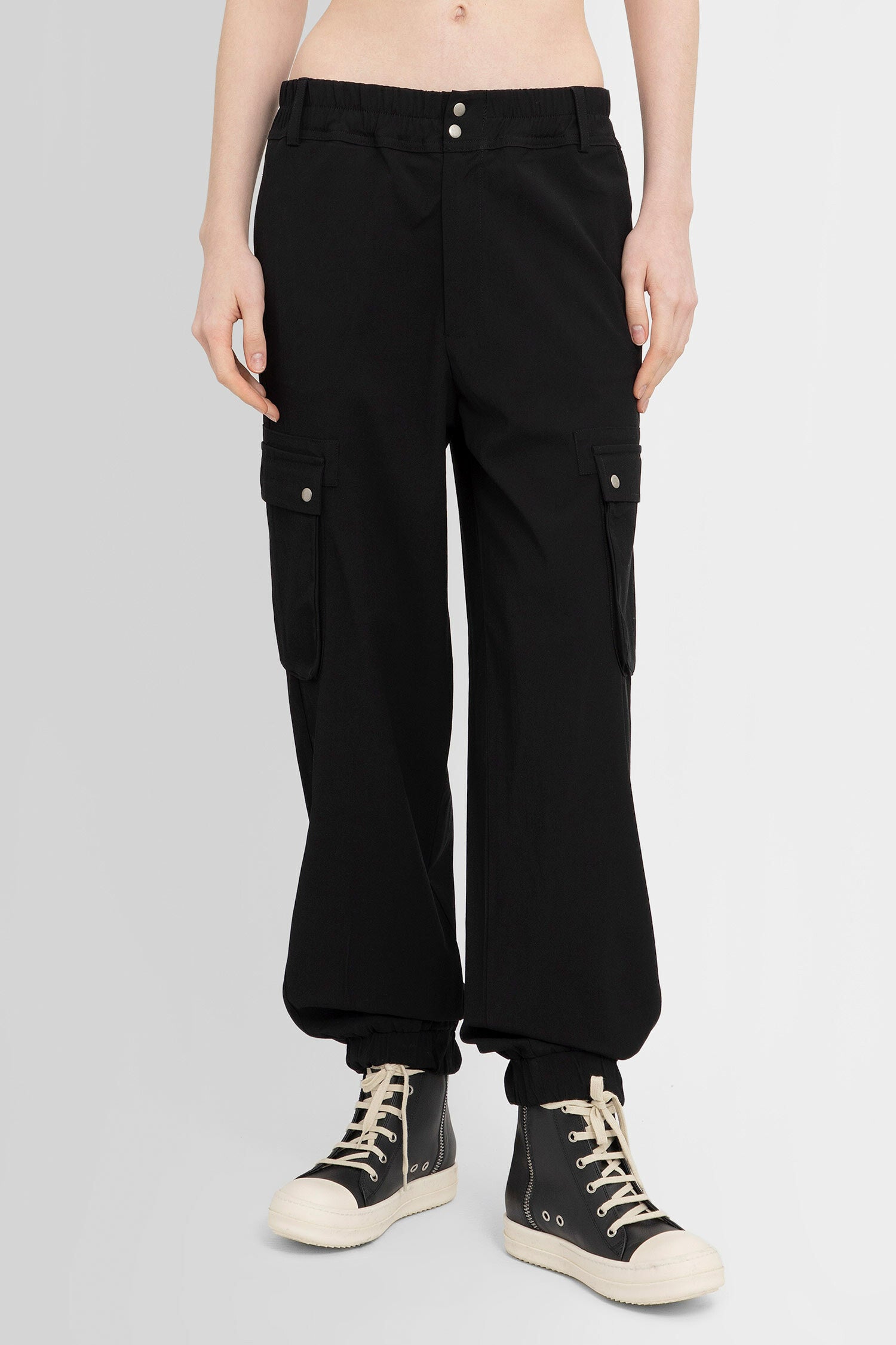 THOM KROM WOMAN BLACK TROUSERS