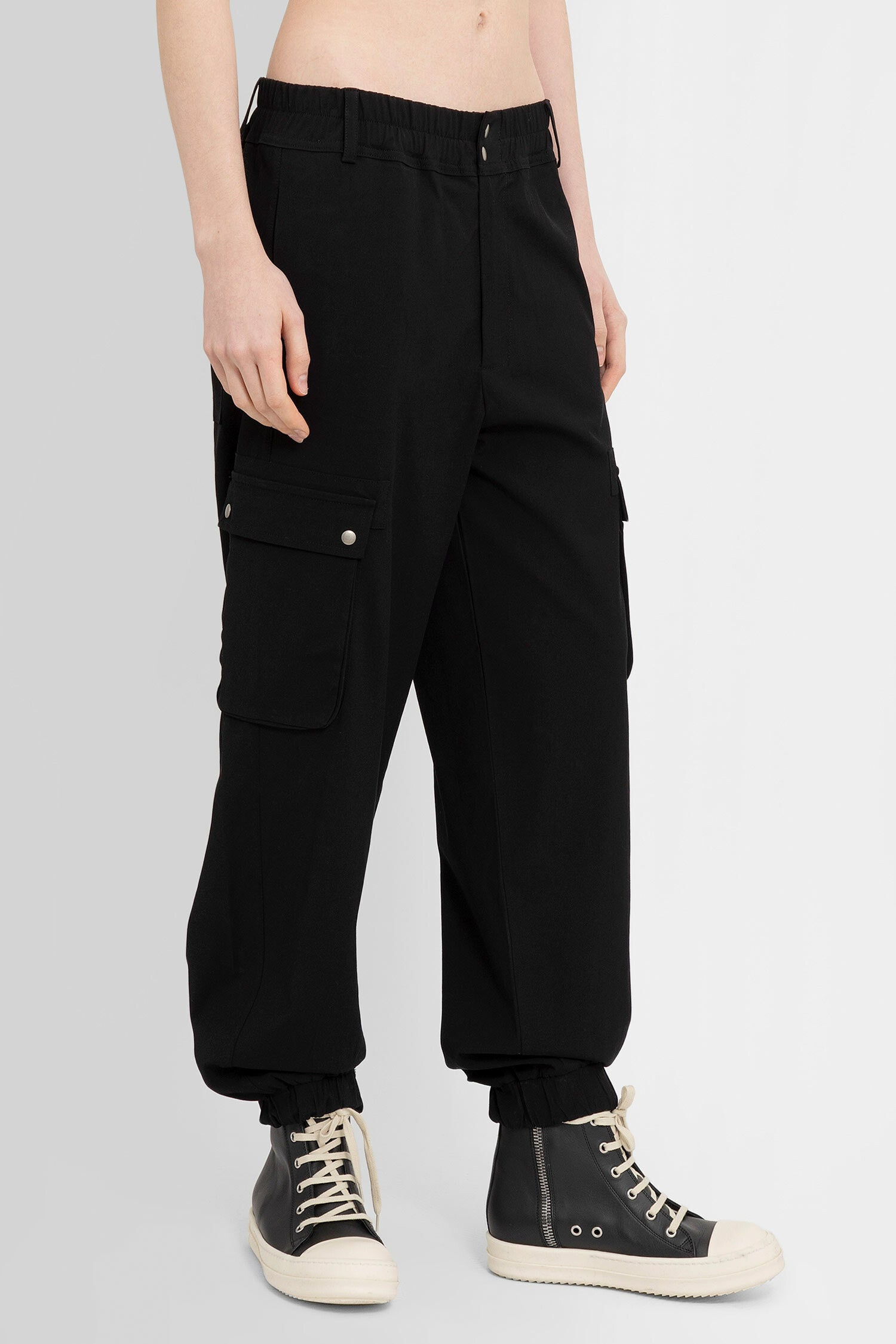 THOM KROM WOMAN BLACK TROUSERS