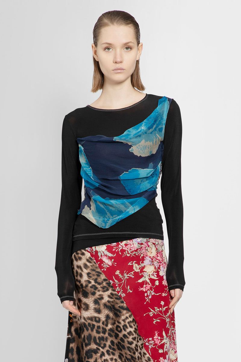 Printed Long-Sleeved Shirt - Luxury Multicolor