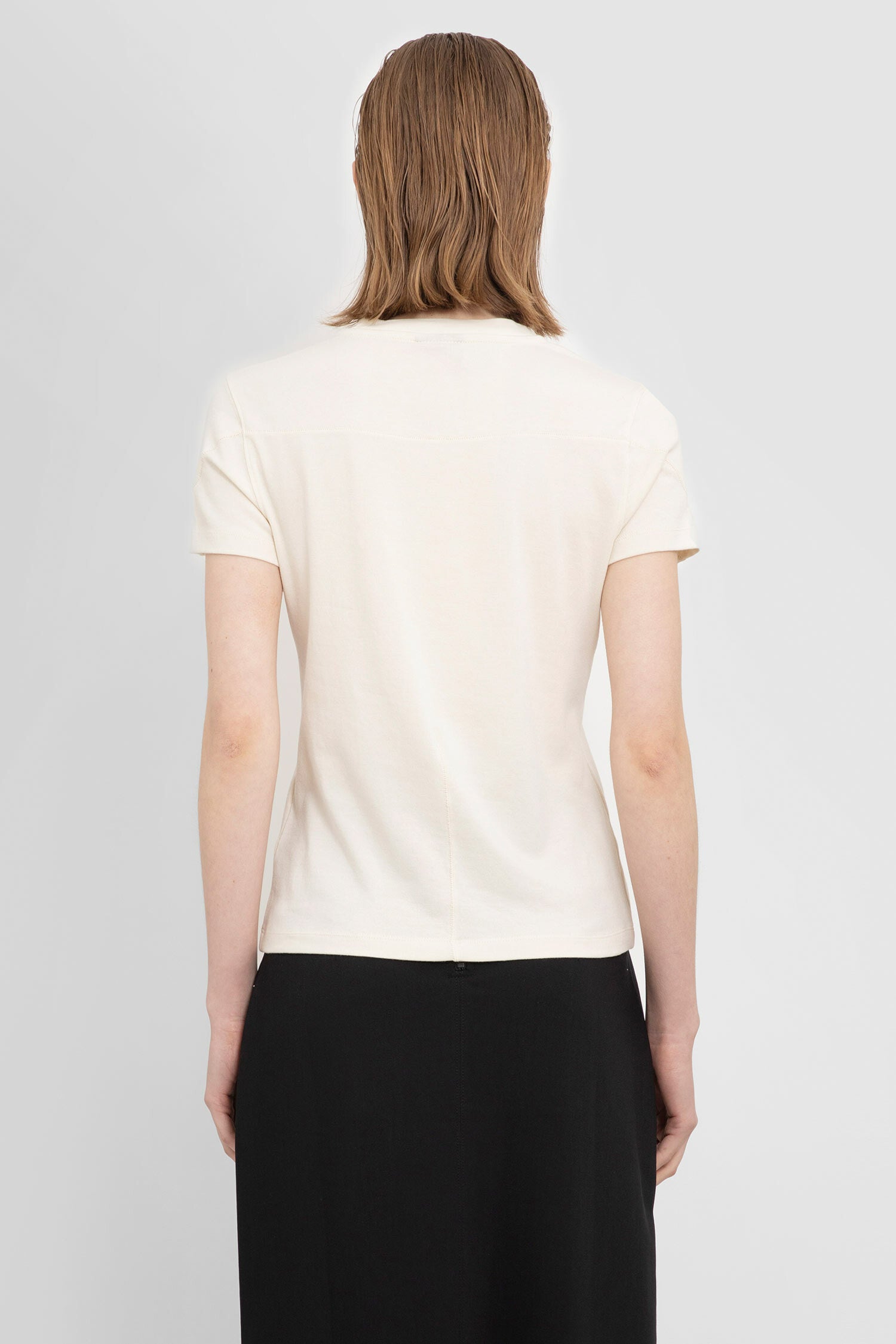 THOM KROM WOMAN WHITE T-SHIRTS & TANK TOPS