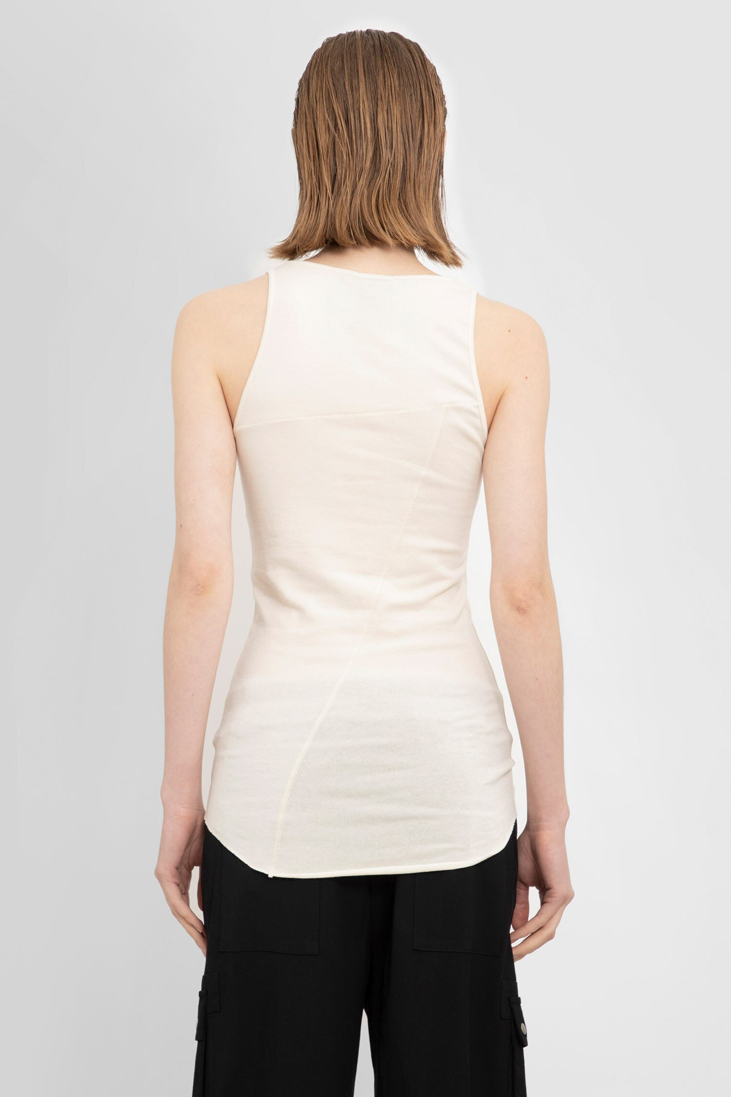 THOM KROM WOMAN OFF-WHITE T-SHIRTS